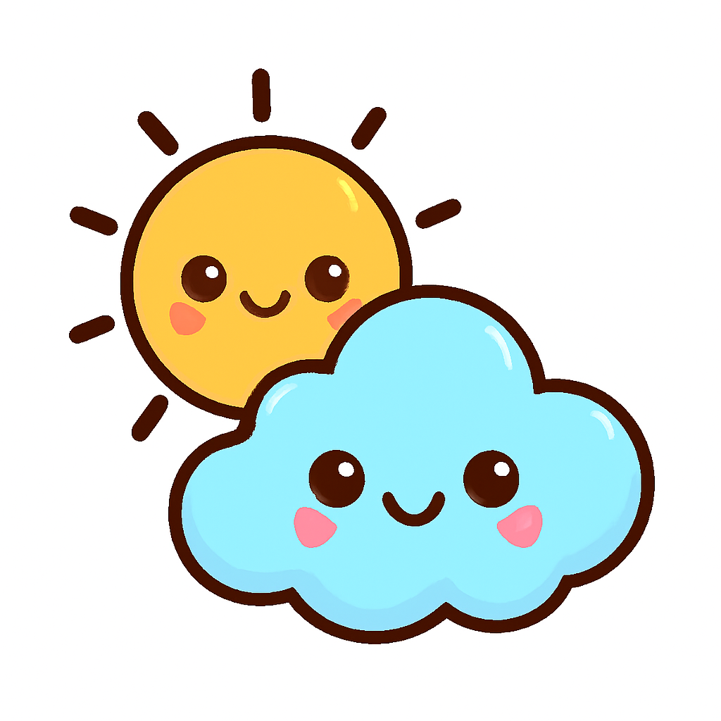 partly cloudy