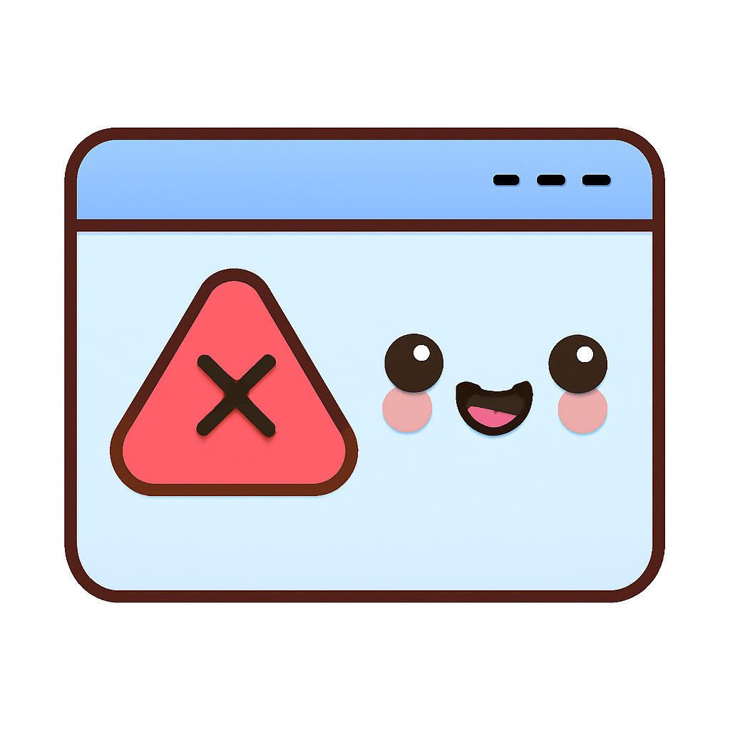 error message