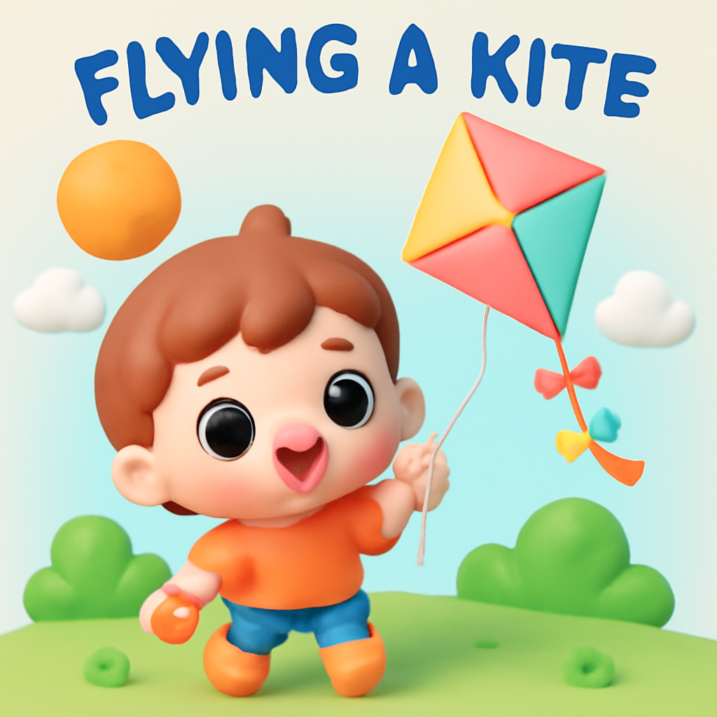 flying a kite