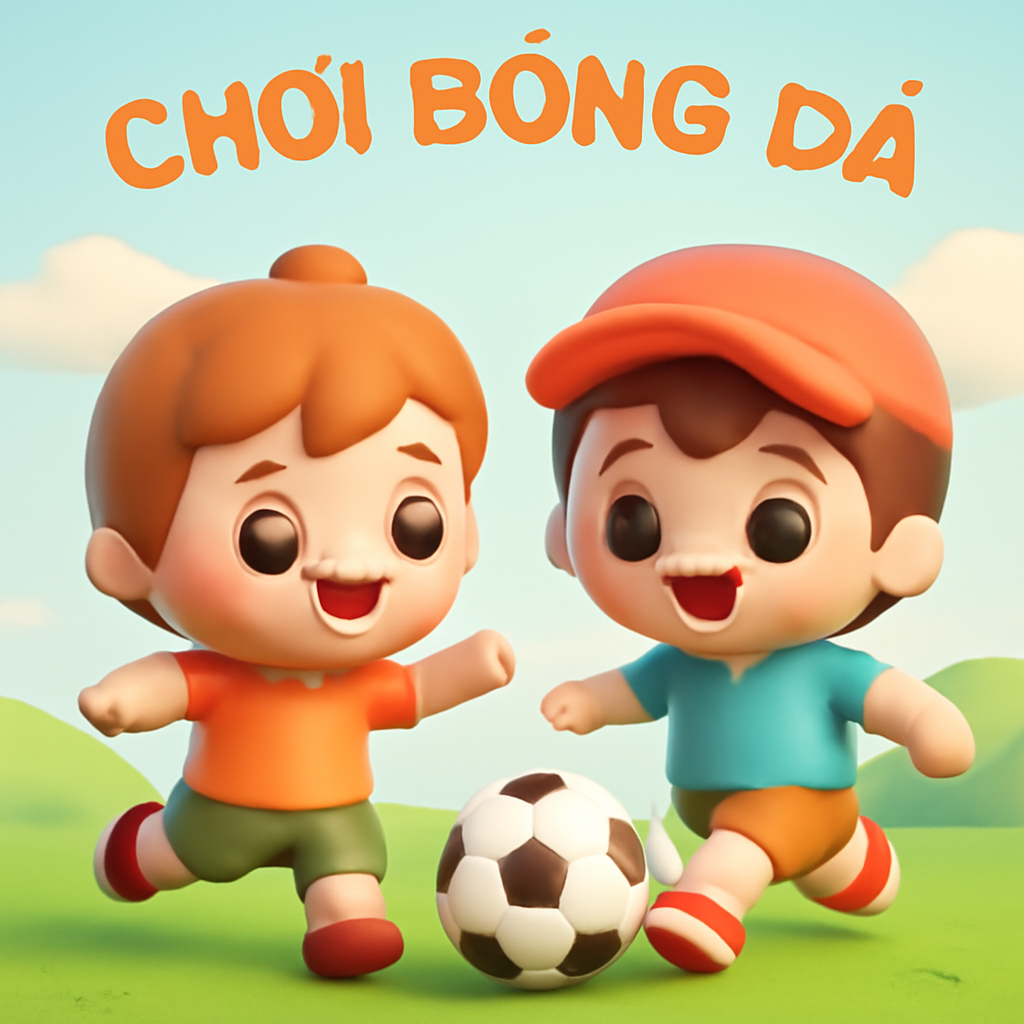 playing football