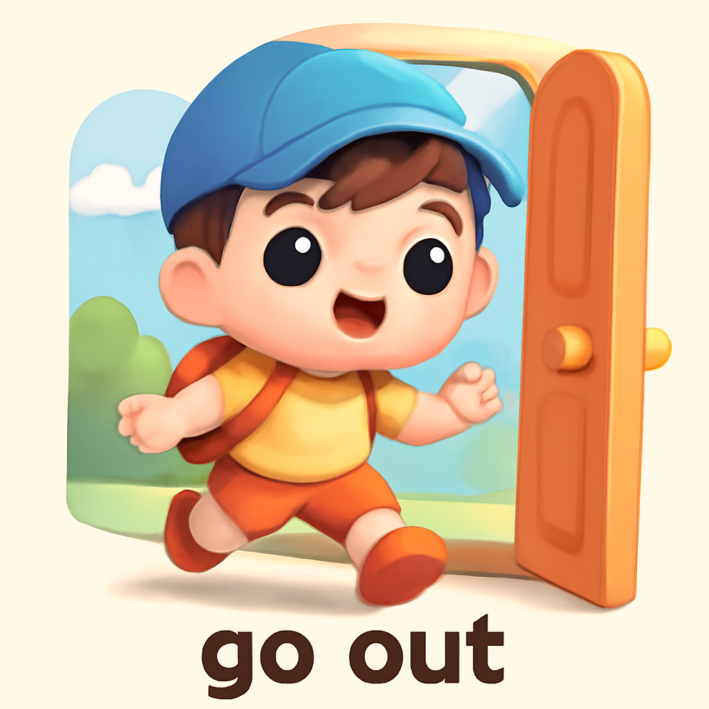 go out