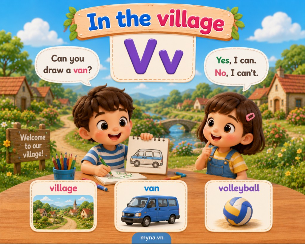 In the village