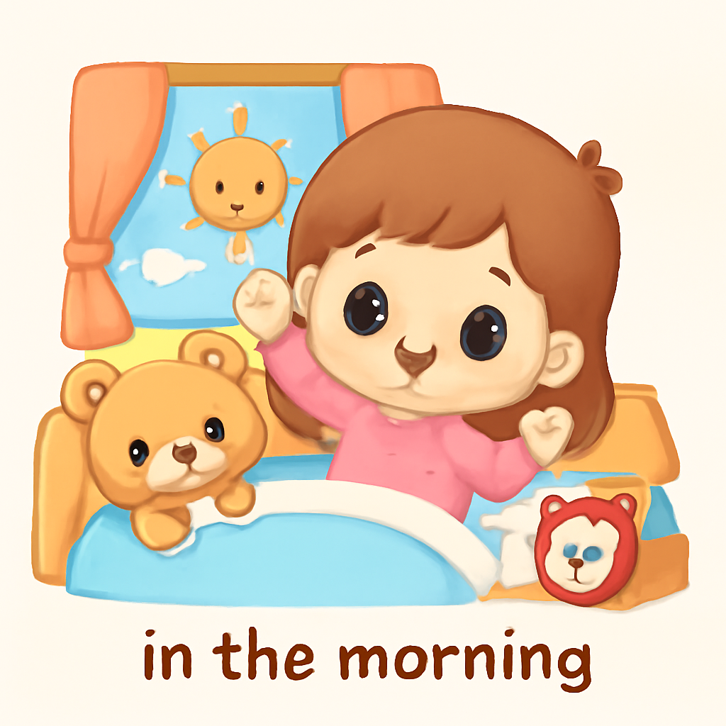 in the morning