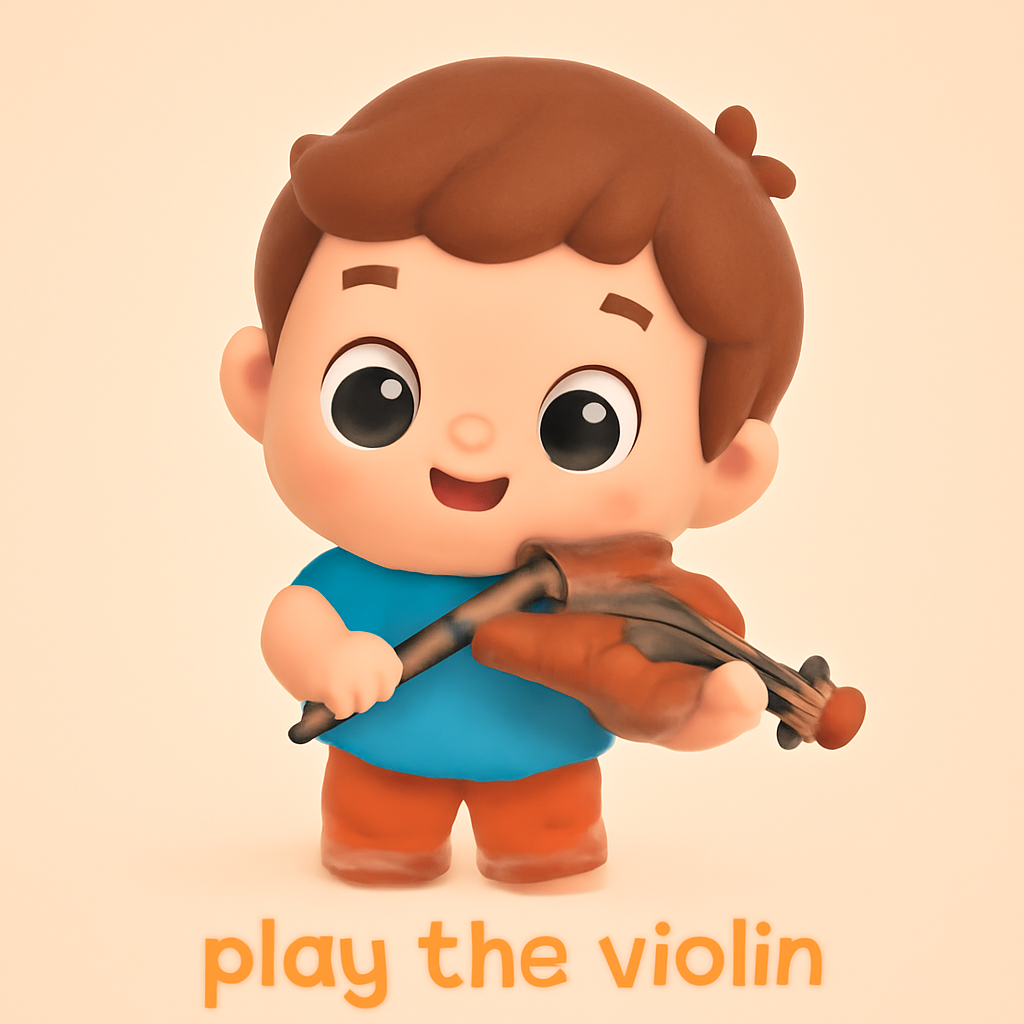 play the violin