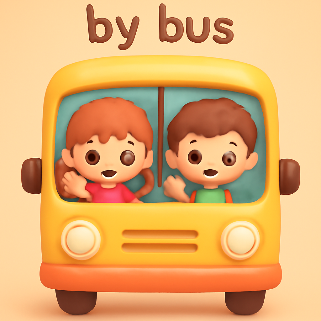 by bus