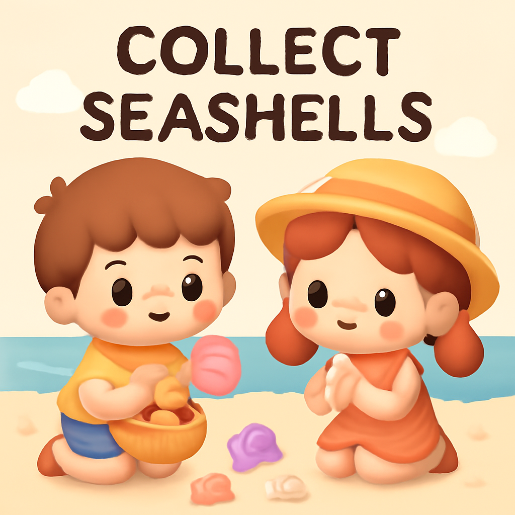 collect seashells