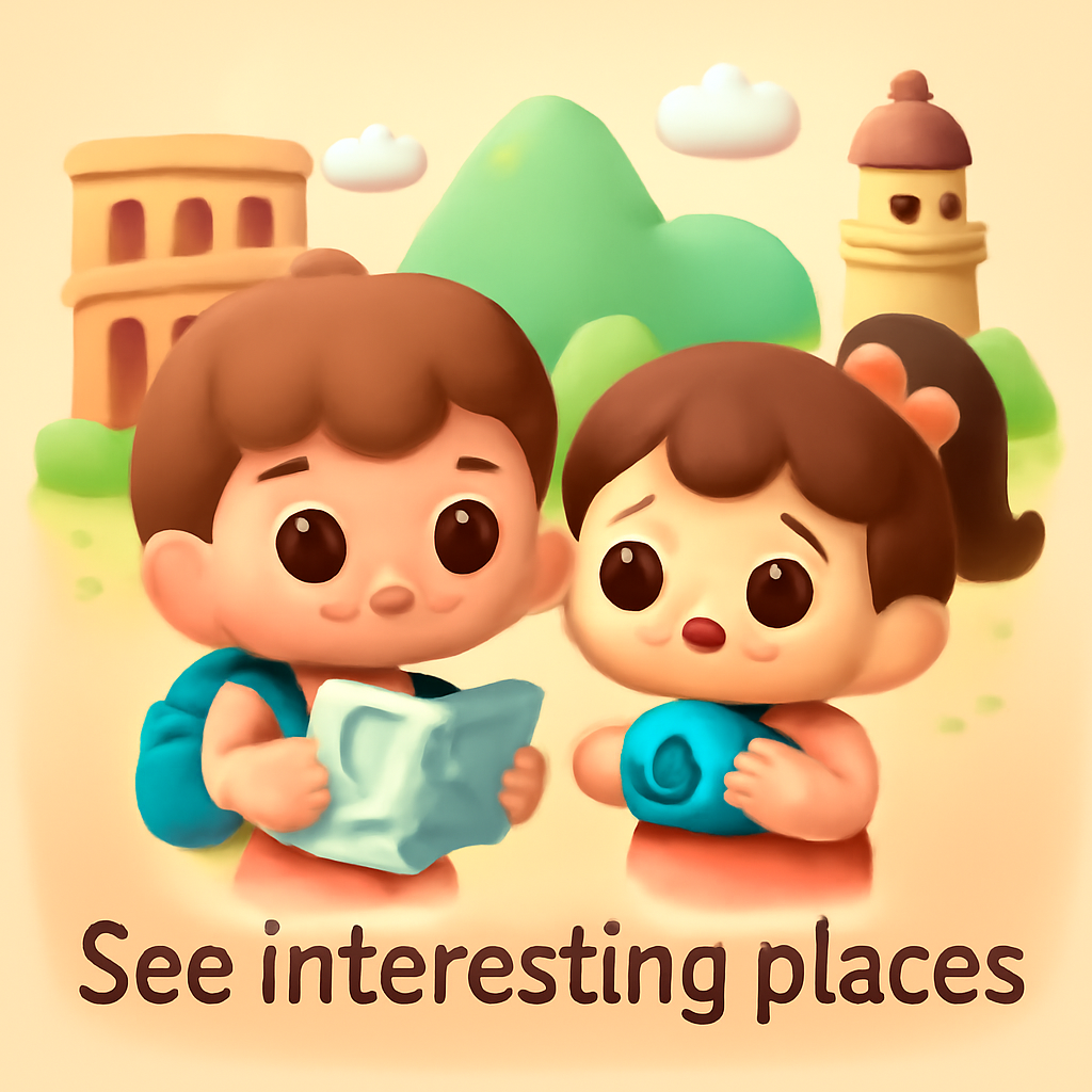 see interesting places