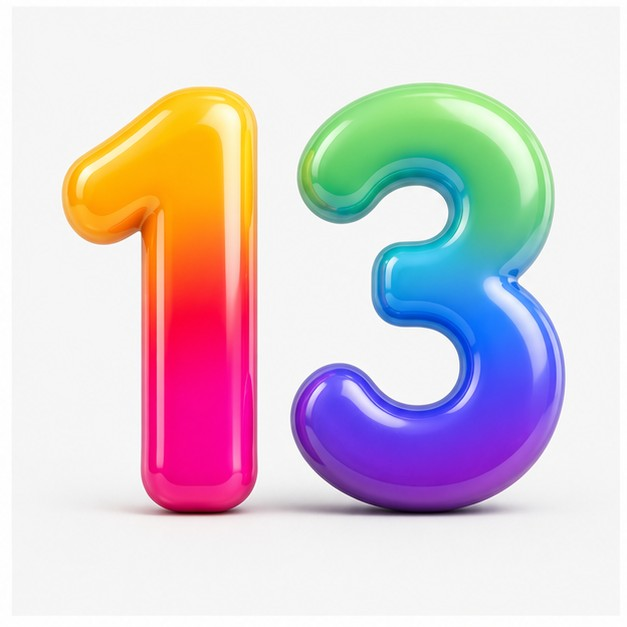 thirteen