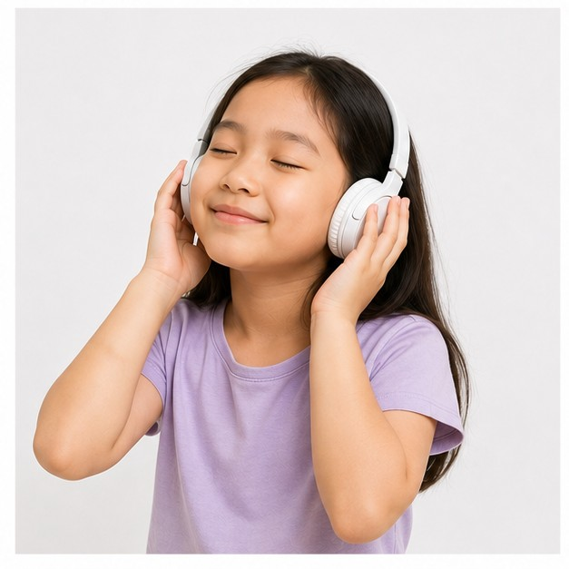 listening to music