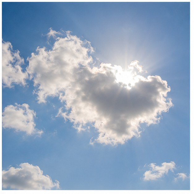 partly cloudy