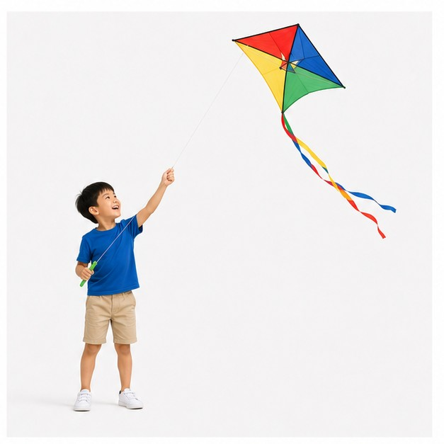 flying a kite