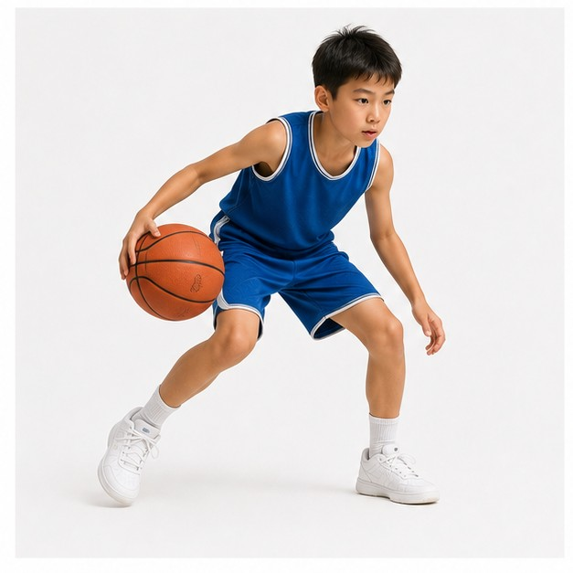 playing basketball