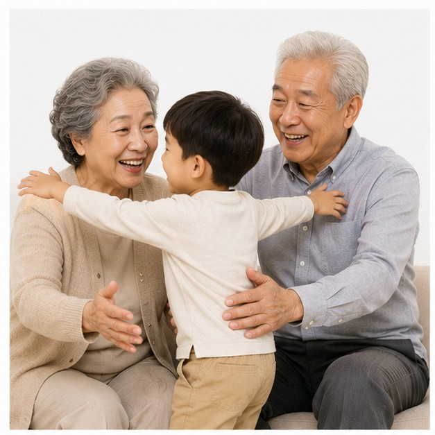 visit grandparents