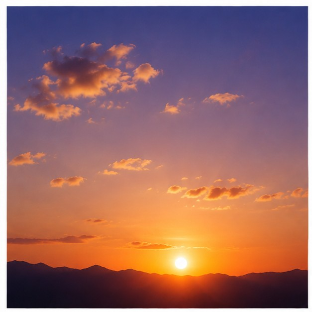 in the evening