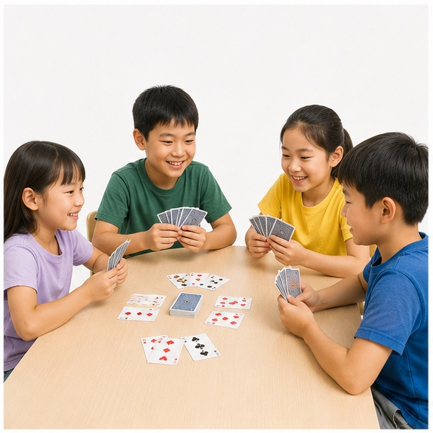 play a card game
