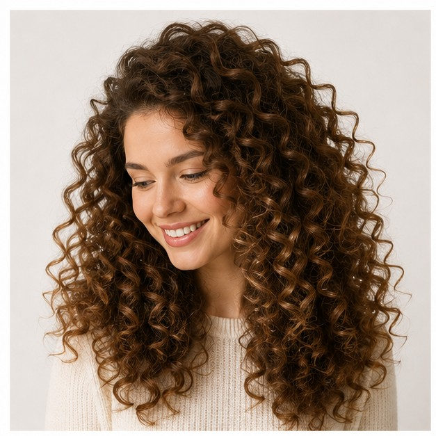 curly hair