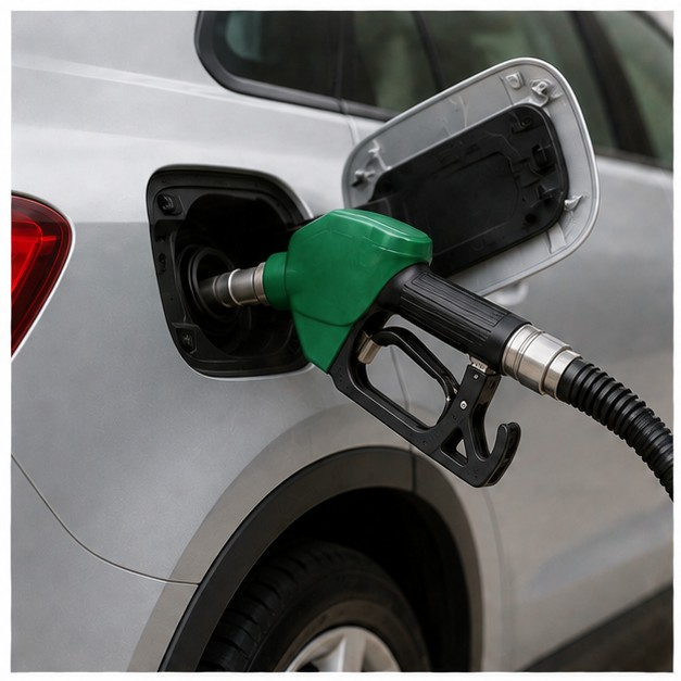 petrol-powered car