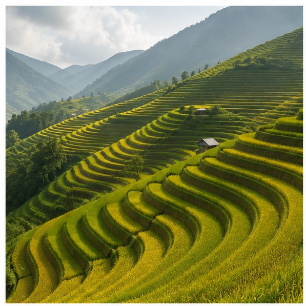 terraced field