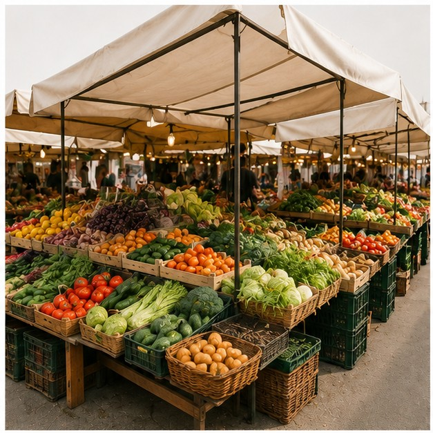 open-air market