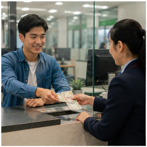 deposit money