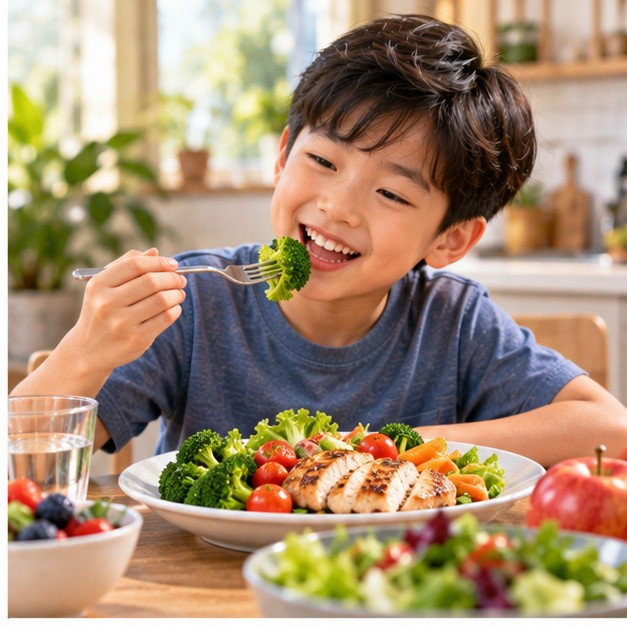 eat healthy food