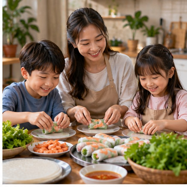 make spring rolls