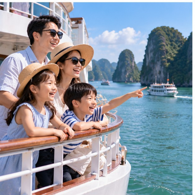 take a boat trip around the bay