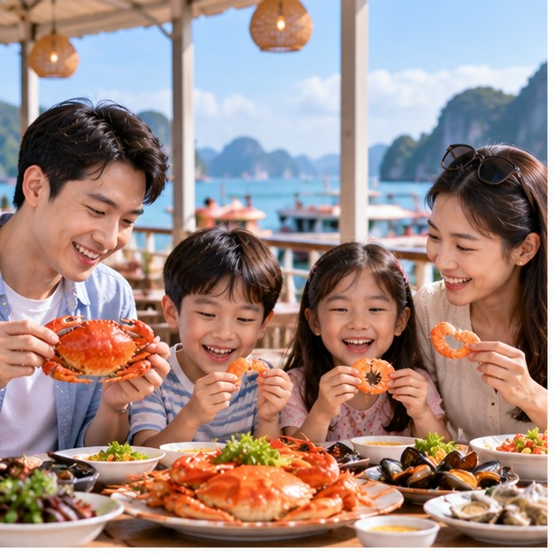 eat seafood