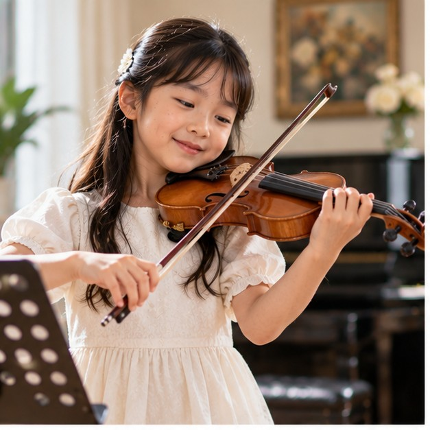 play the violin