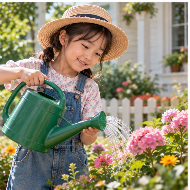 water the flowers