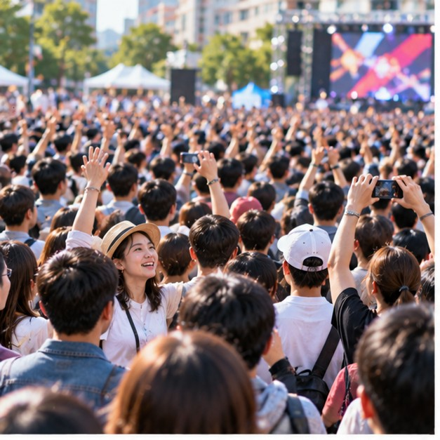 crowd