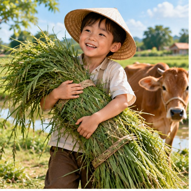 bó cỏ